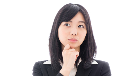 考えている女性